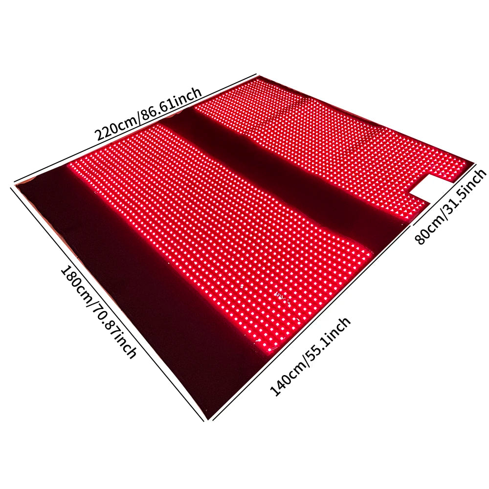 71" Red Light Sleeping Bag Full Body