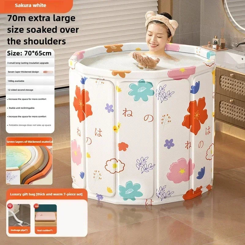 Collapsible Soaking Tub Ice Bath Plunge