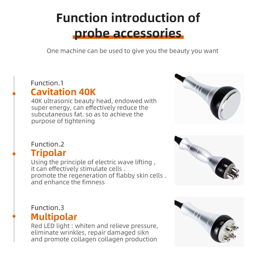 3 In 1 Cavitation Machine Multi-Functional