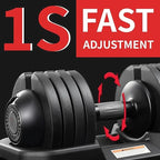 Adjustable Dumbbells Set Of 2 52 lbs