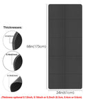 Foldable Yoga Exercise Mat 3mm/4mm/6mm Thicknesses