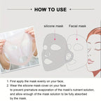 1PC Silicone Facial Mask  Moisturizing-Reusable