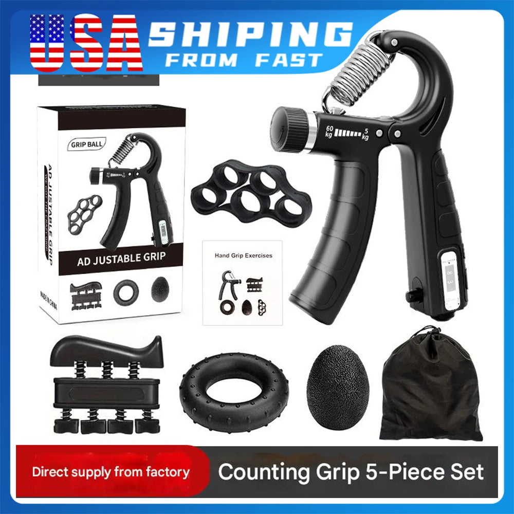5 Pcs Finger Trainer Grip Strength Device