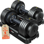 Rendpas Adjustable Dumbbells Set Of 2 Quick-Lock