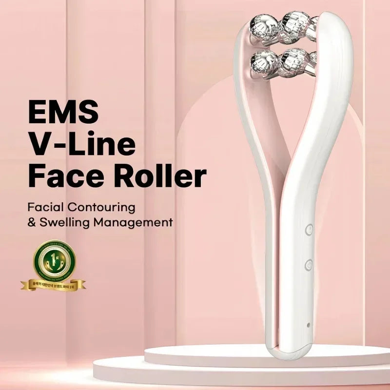 EMS Roller Facial Massager Firming And Lifting