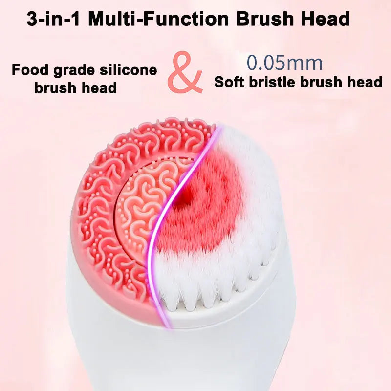 3 In 1 Rotating Deep Cleansing Brush