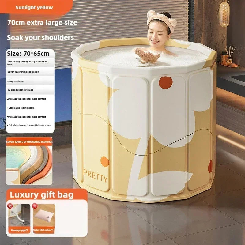 Collapsible Soaking Tub Ice Bath Plunge
