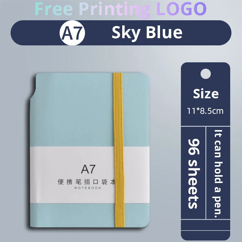 Customized A6/A7 Mini Notebook Print Your LOGO