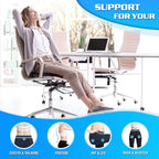 Memory Foam Seat Cushion  Back Pain Relief