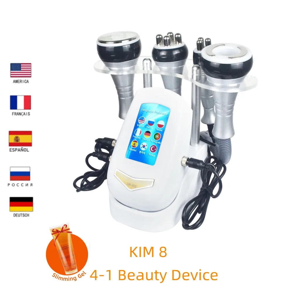 4 in 1 Cavitation Machine 40k Ultrasonic