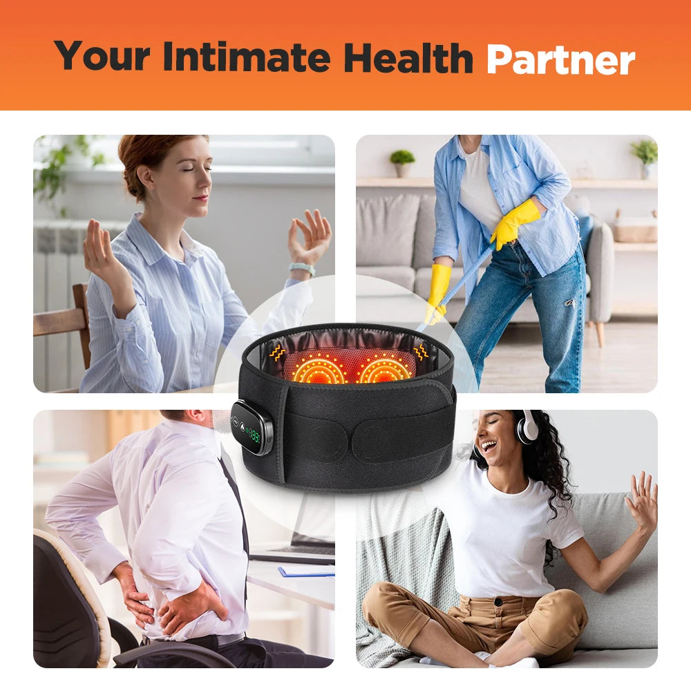 Cordless Heated Waist Massager With Vibration