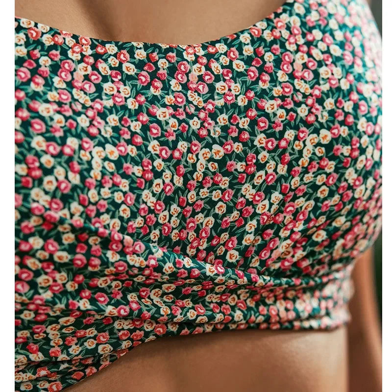 Floral Sling Sports Bras