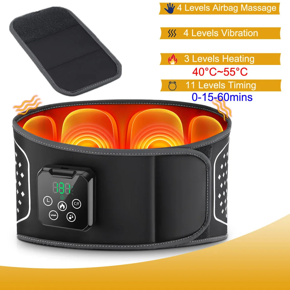 Cordless Heated Waist Massager With Vibration