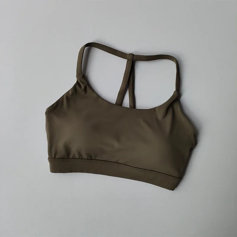 Women's Sexy Back Push-Up Sports Bra