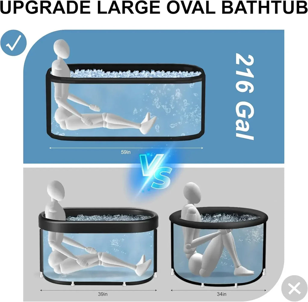 Large Ice Tub For Recovery 216 Gal