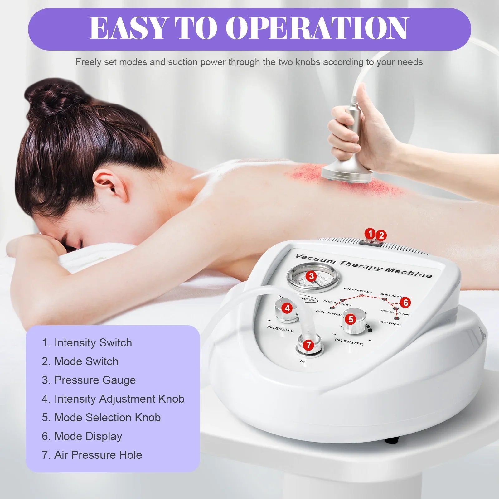 Vacuum Therapy Body Massage Shaping Machine