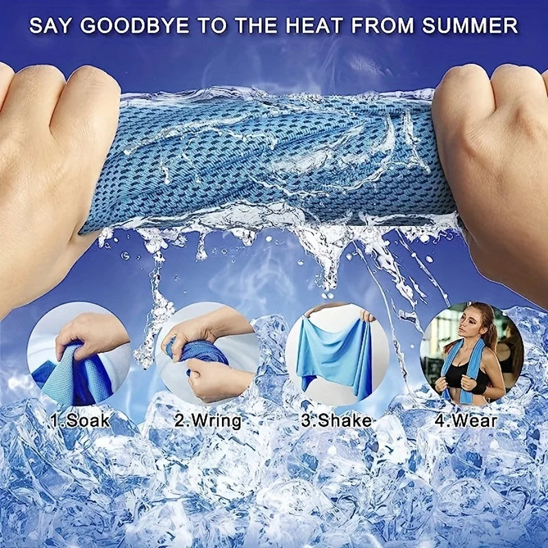 4 Pack Cooling Towels Quick Dry