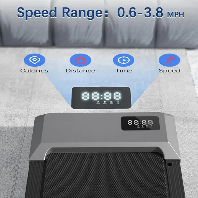 300lbs Treadmill  Walking Pad Digital Data Display