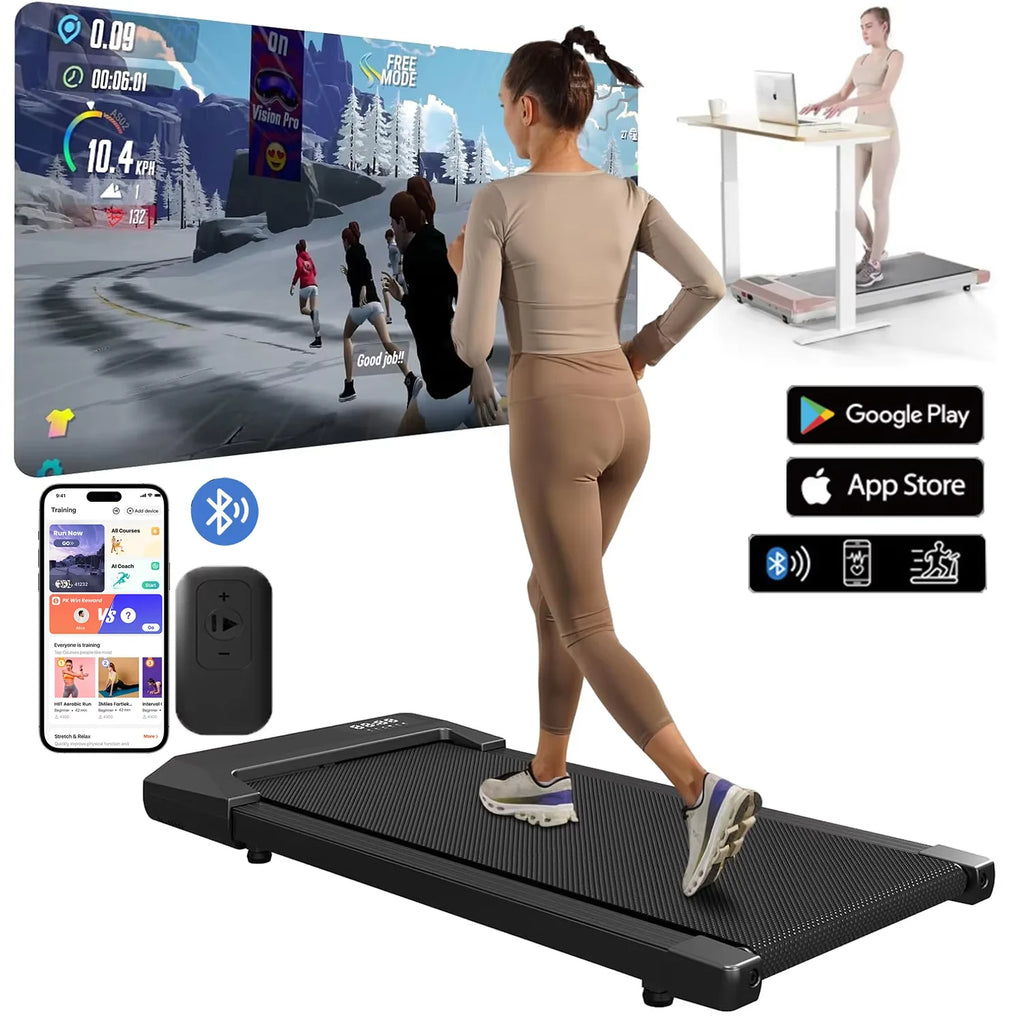 300lbs Treadmill  Walking Pad Digital Data Display