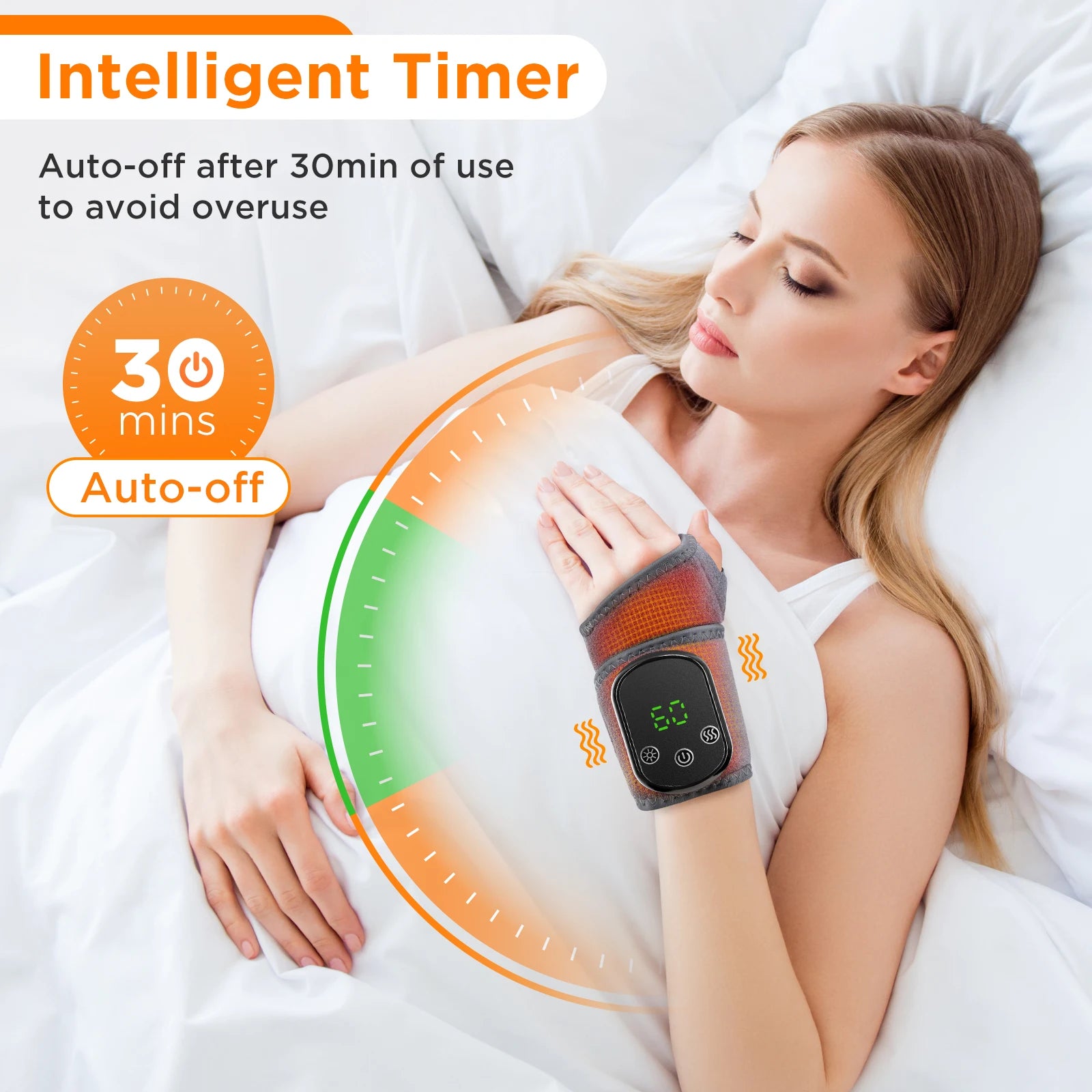 Cordless Wrist Hand Heated Massager