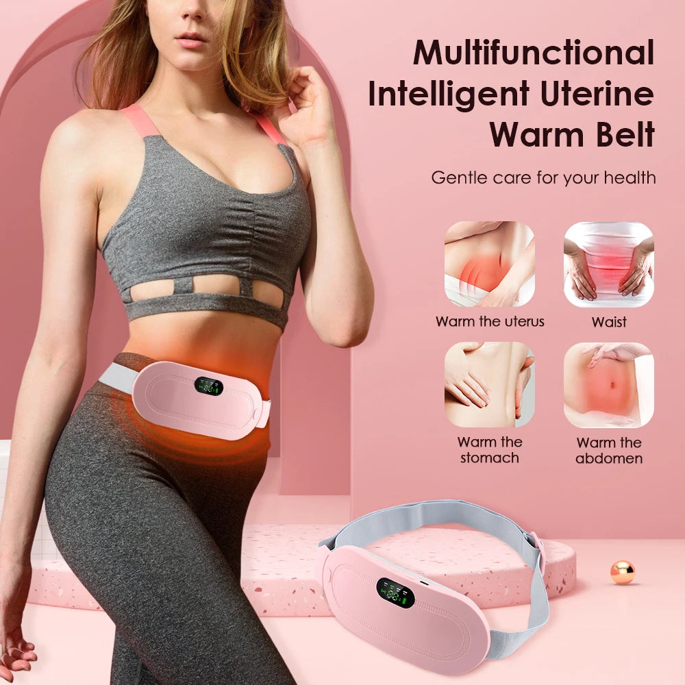 Cramp Massager Vibrating Heating Abdominal Belt