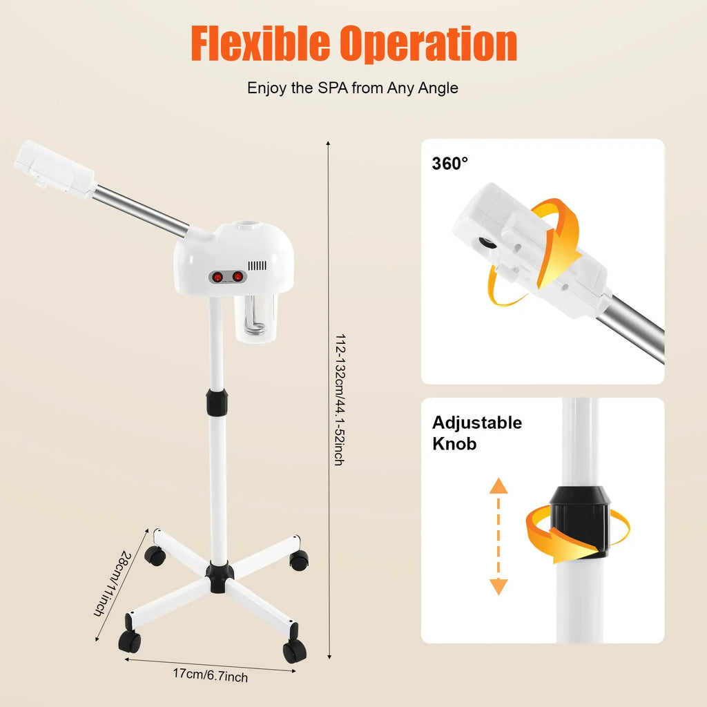 Ozone-infused Facial Steamer Skin Care Equipment