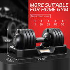 Adjustable Dumbbells Set Of 2 52 lbs