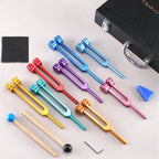 Colorful Chakras Tuning Fork Sets Diapason Healing