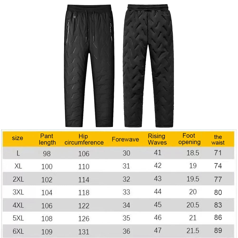 Unisex Heating Pants 10 Heating Zones