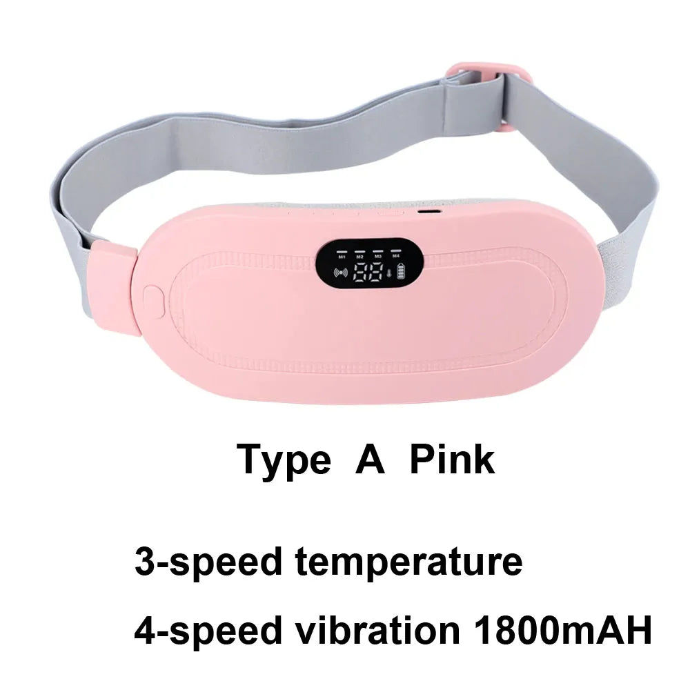 Cramp Massager Vibrating Heating Abdominal Belt