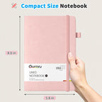 4-Pack A5 Lined Journal Notebook, 180 Pages