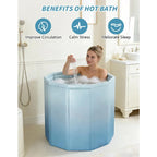 Collapsible Soaking Tub Ice Bath Plunge