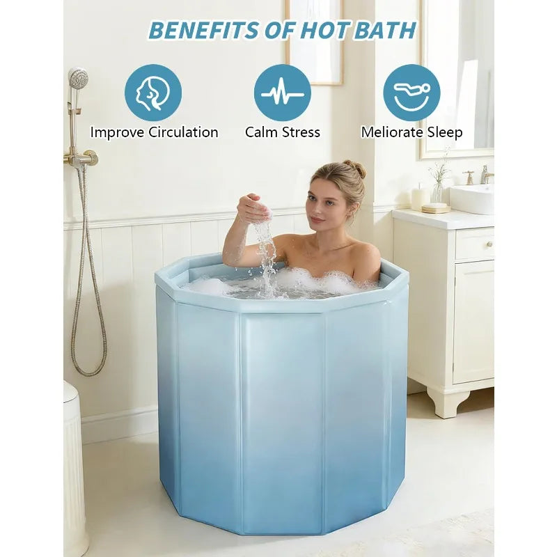 Collapsible Soaking Tub Ice Bath Plunge