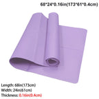 Foldable Yoga Exercise Mat 3mm/4mm/6mm Thicknesses