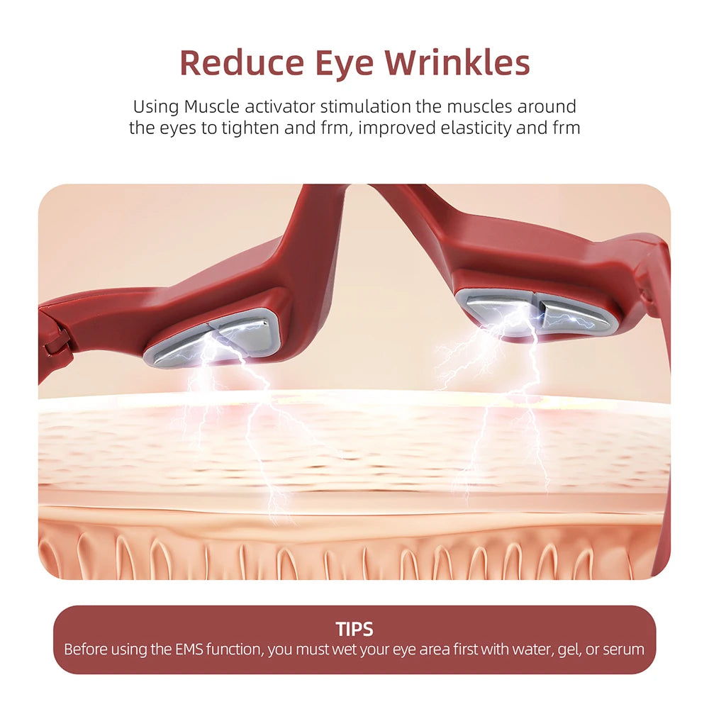 Red Light Eye Fatigue Relief Massager