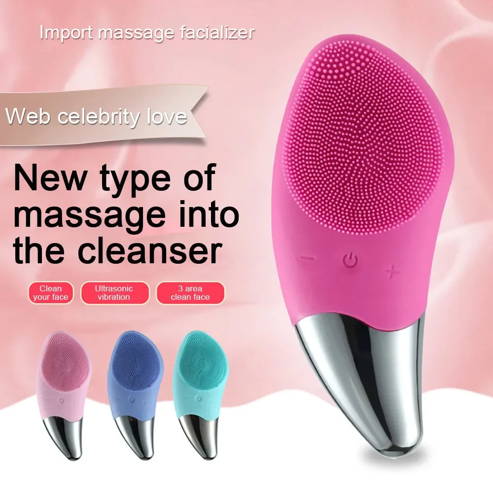 Mini Rechargeable Ultrasonic Pore Facial Cleaner