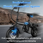 LELEKUAI 500W Adult, 14 Inch Electric Bike,