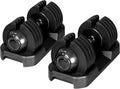 Adjustable Dumbbells Set Of 2 52 lbs