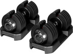 Adjustable Dumbbells Set Of 2 52 lbs