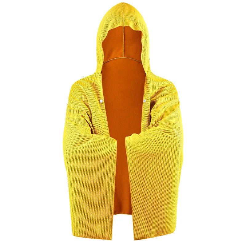 Cooling Hooded Poncho Super Absorbent