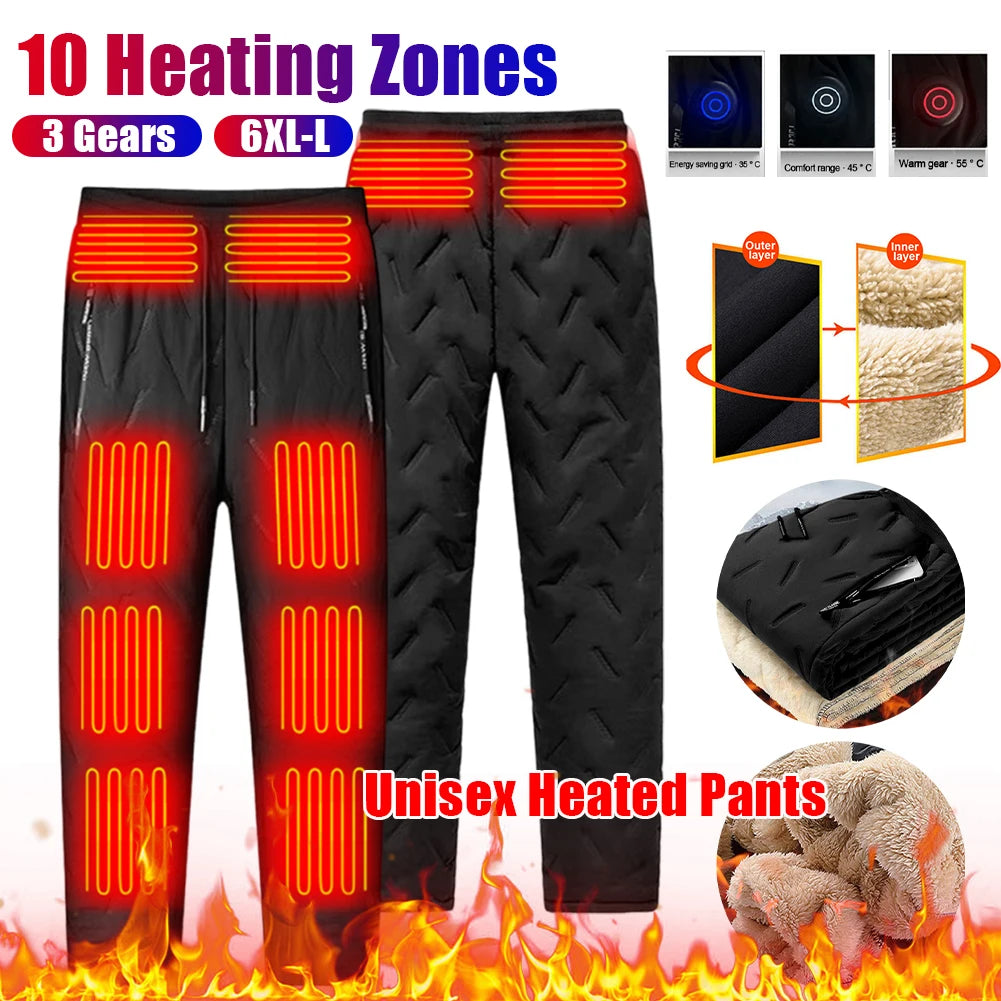 Unisex Heating Pants 10 Heating Zones