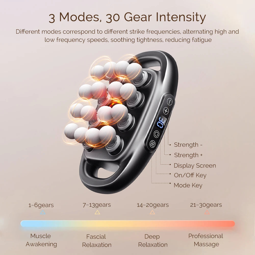 16-Head Fascia High-Frequency Body Massage