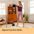 SelectTech 8-40 LBS Adjustable Kettlebell