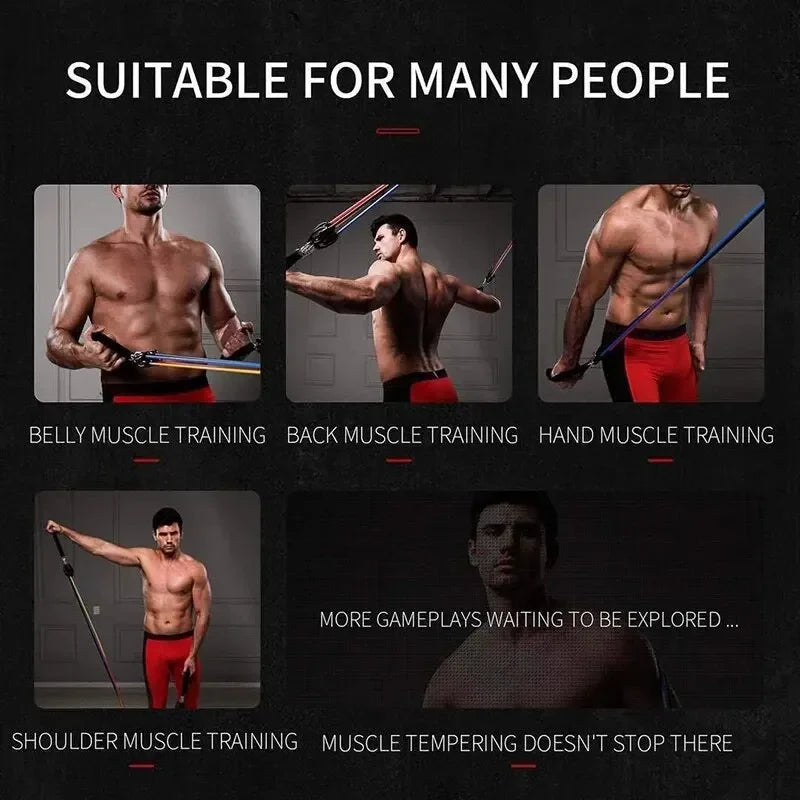 Resistance Bands With Handles For Home Gym