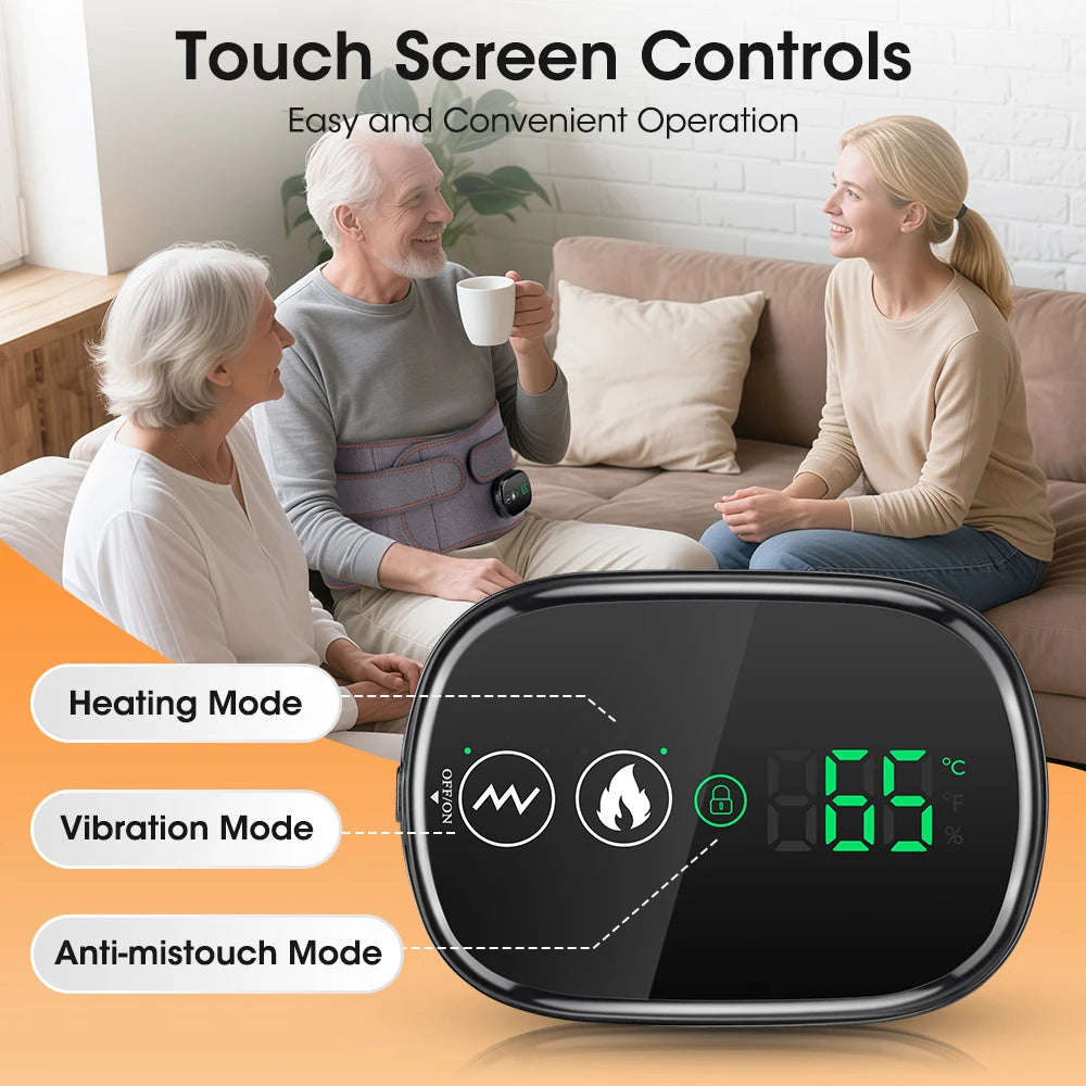 Cordless Heated Waist Massager With Vibration