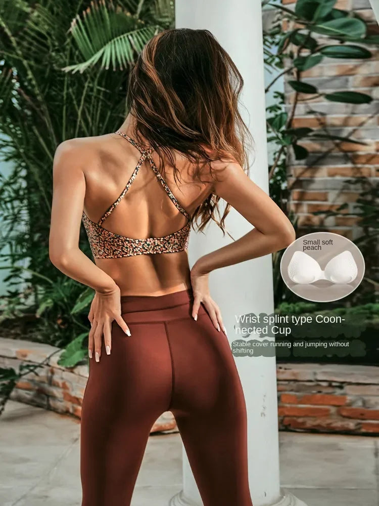 Floral Sling Sports Bras