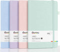 4-Pack A5 Lined Journal Notebook, 180 Pages