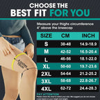 Thigh High 20-32 mmHg Compression Toeless Socks