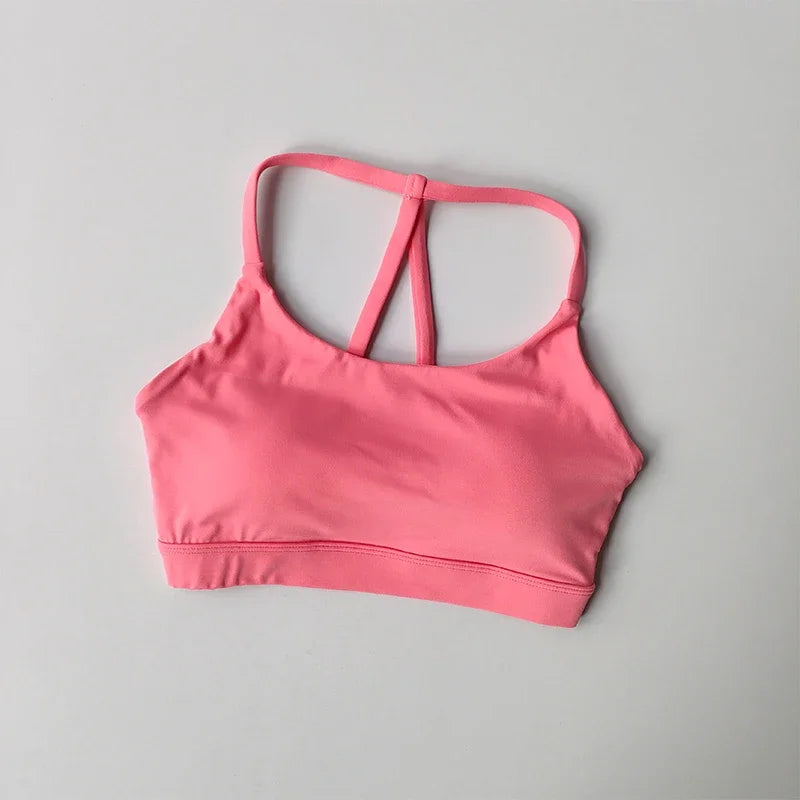 Women's Sexy Back Push-Up Sports Bra