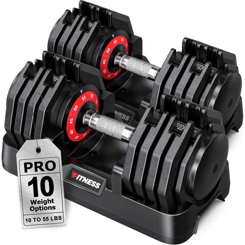 Rendpas Adjustable Dumbbells Set Of 2 Quick-Lock